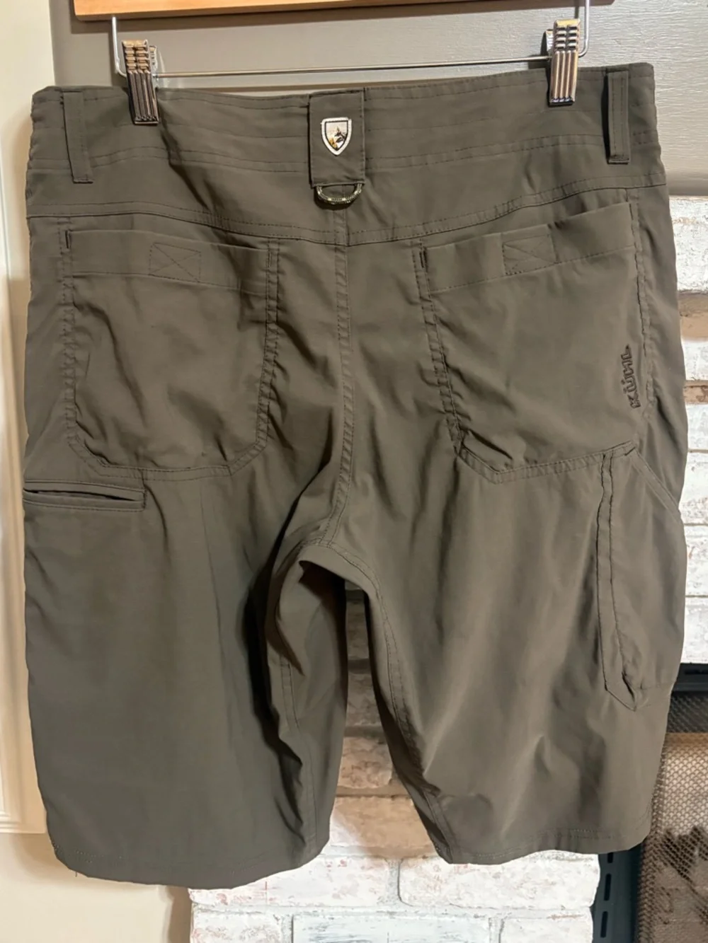 Kuhl Men's Olive Green Men's Hiking Cargo Shorts - Picture 2 of 6